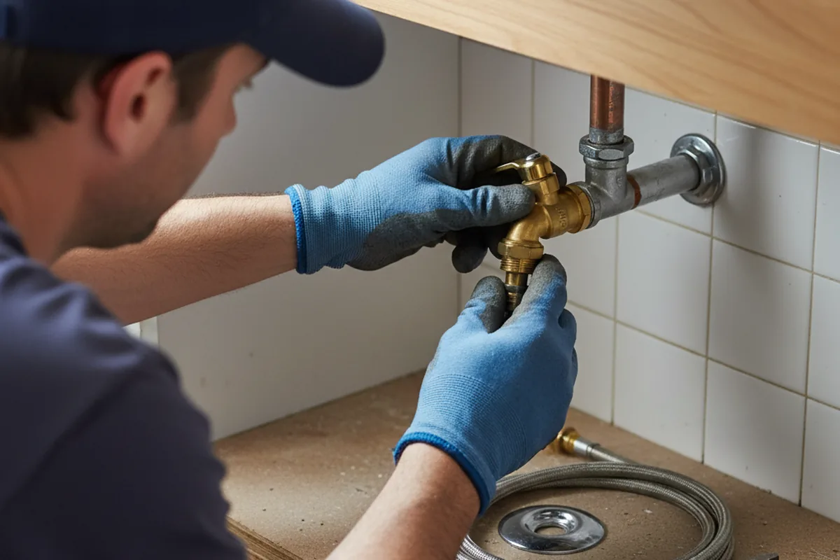Shutoff valve and fitting work during Repiping in Ballwin